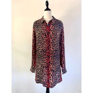 Equipment Lucido Silk Dress in Cayenne Hyde